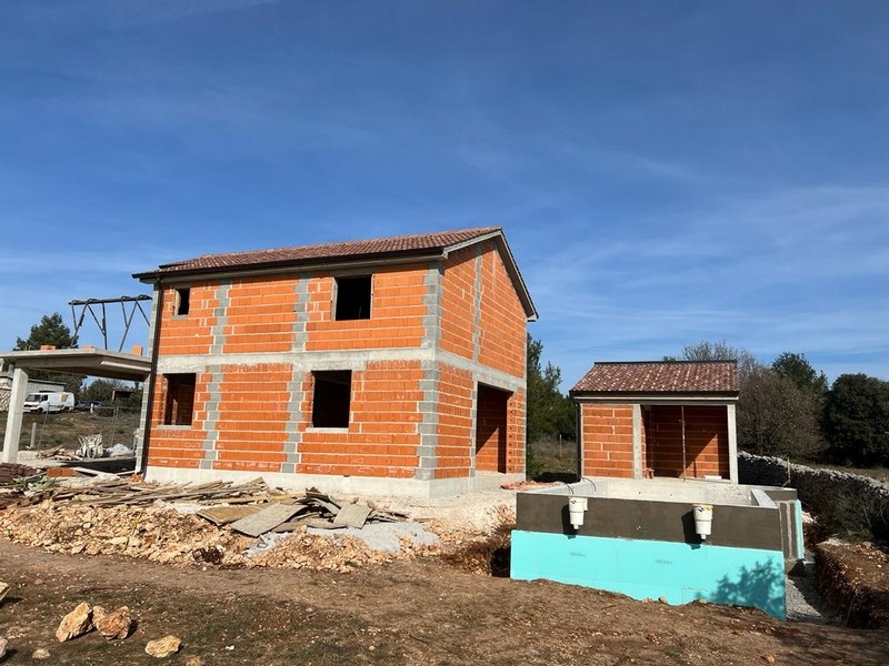 Novostavba s bazénom v regióne Zadar, Chorvátsko - Panorama Skauting.