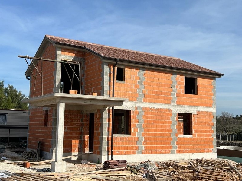 Novostavba v tichej lokalite neďaleko Zadaru, Chorvátsko.