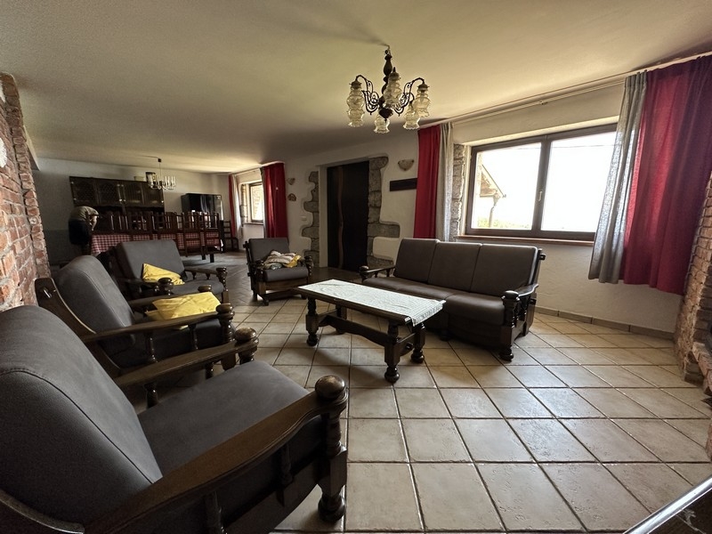 Obývacia izba v štýle kaštieľa.