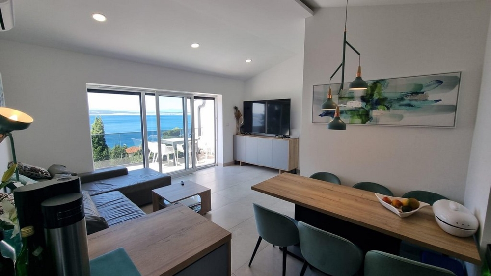 Obytná plocha s výhľadom na more - nehnuteľnosť H2607 v Chorvátsku.