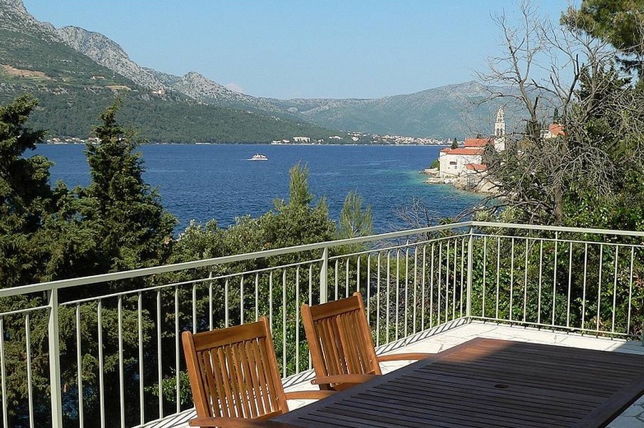 Výhľad na more z terasy H2685 - Objekt Panorama Skauting Chorvátsko.