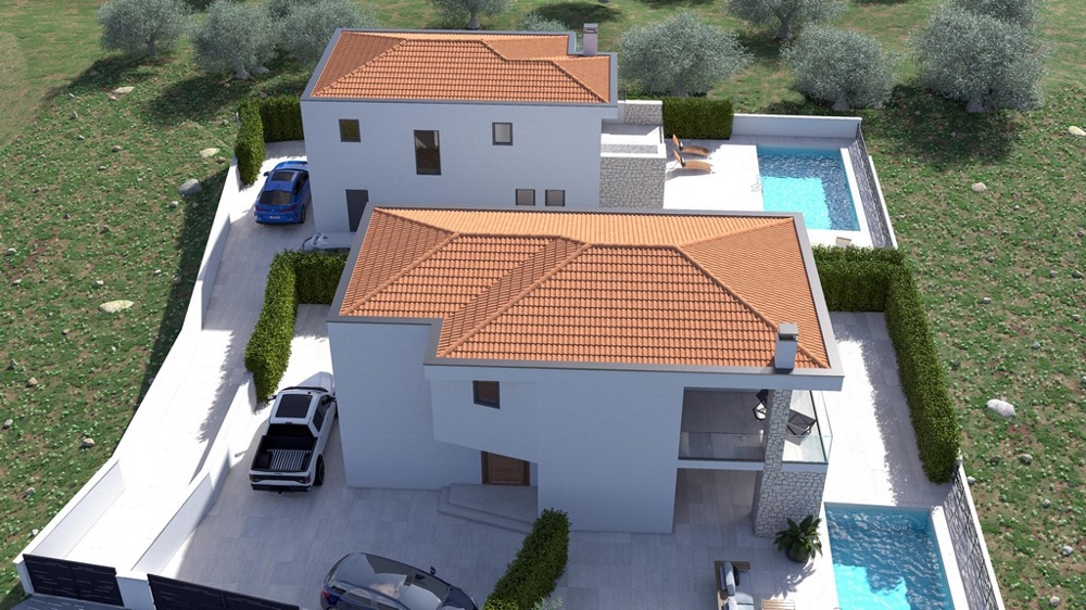 Moderná vila vo večernej atmosfére - Panorama Scouting H2715.