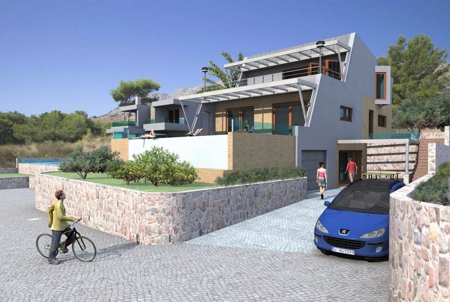 Kúpte si modernú vilu v Chorvátsku - Panorama Scouting Split.