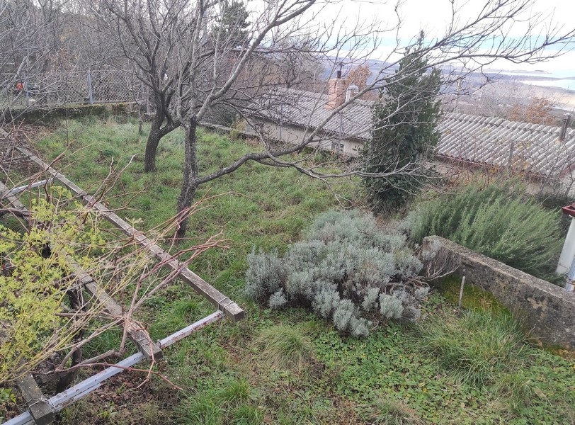 Priestranná záhrada s výhľadom na more - Real Estate Croatia