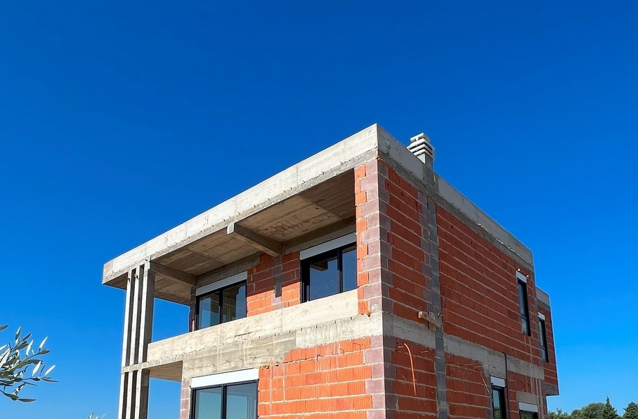 Balkón s výhľadom na more na ostrove Krk, nehnuteľnosť Chorvátsko - Panorama Skauting