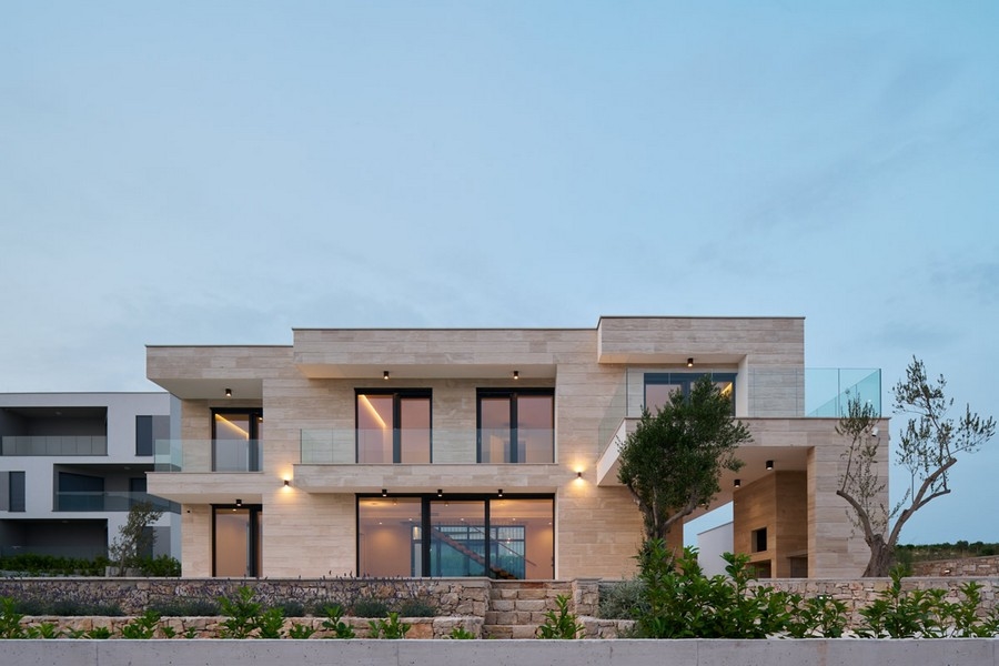 Moderná vila v Chorvátsku s výhľadom na more, na predaj