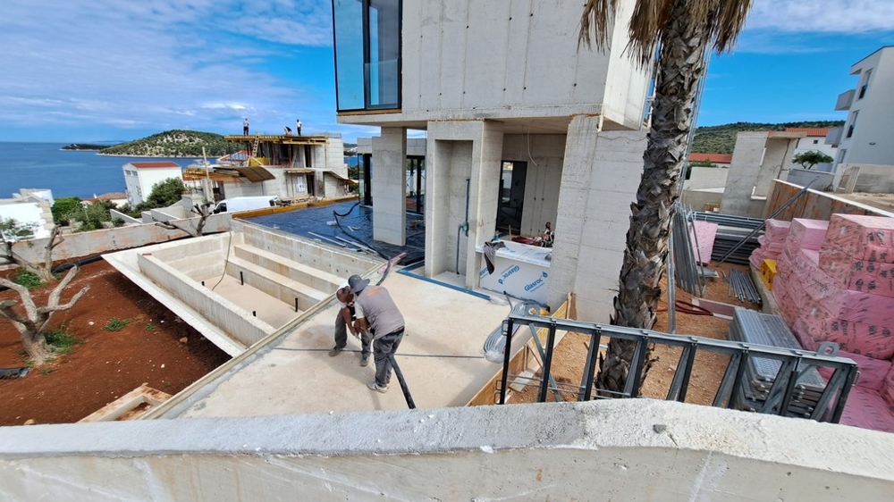 Nová vila s výhľadom na more na predaj v Chorvátsku - realitný maklér: Panorama Scouting.