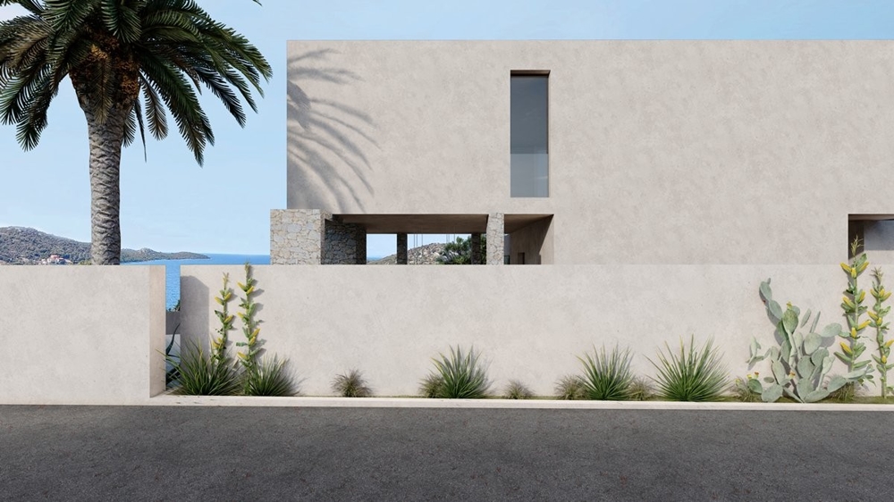 Bazén vily H3358 pri Rogoznici, Dalmácia - Panorama Skauting.