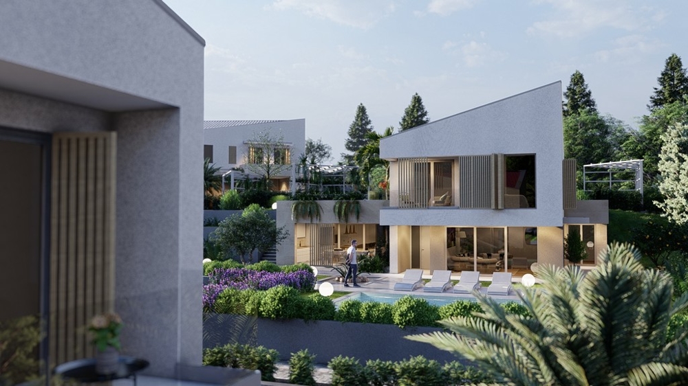 Luxusná novostavba vily s bazénom.