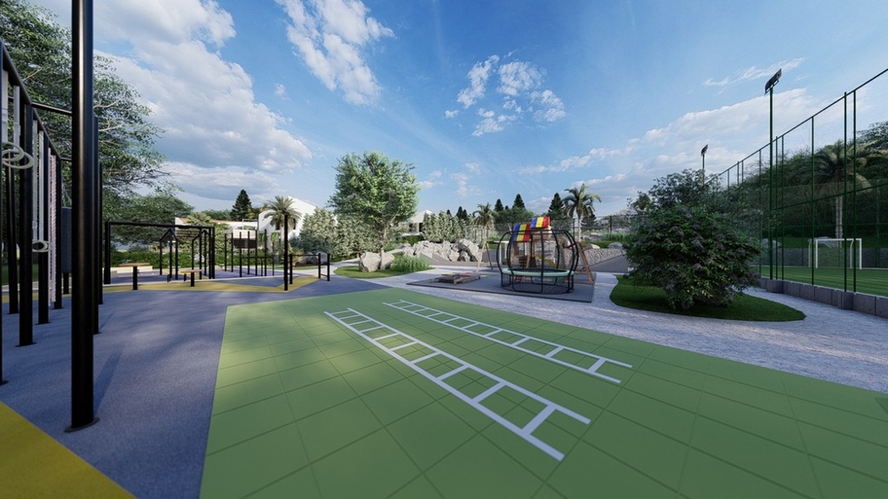 Vonkajšia posilňovňa víl H3472.