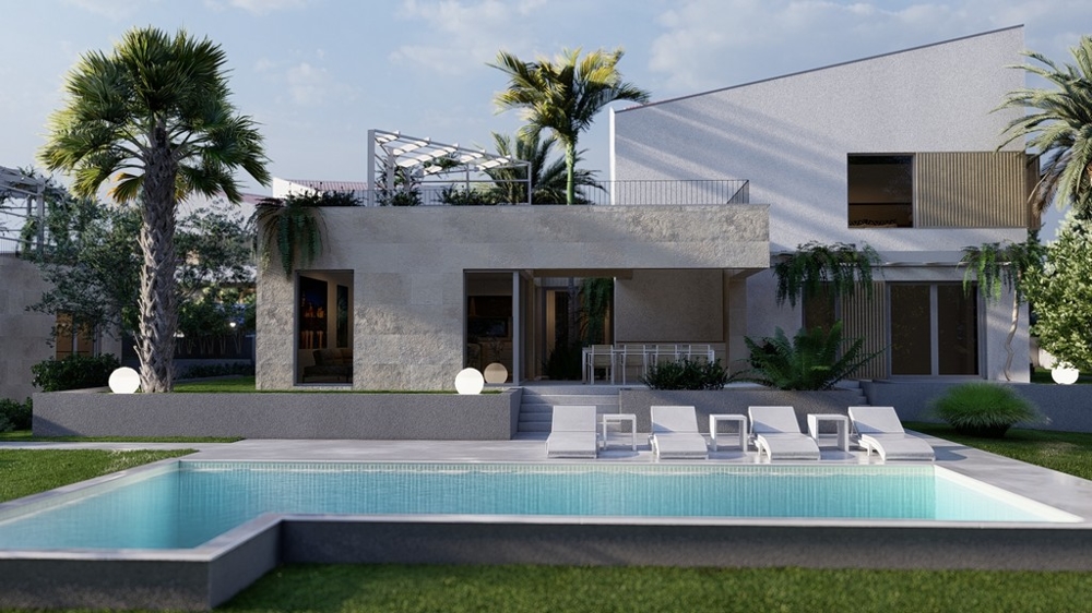 Kúpte si modernú vilu na ostrove Krk v Chorvátsku.