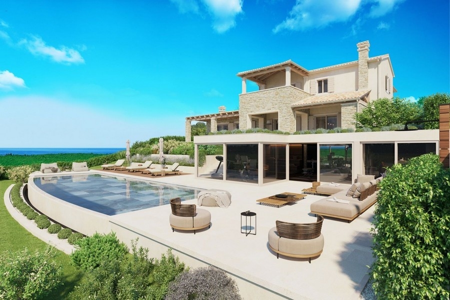 Stredomorská vila na predaj Chorvátsko - Panorama Scouting H3517.