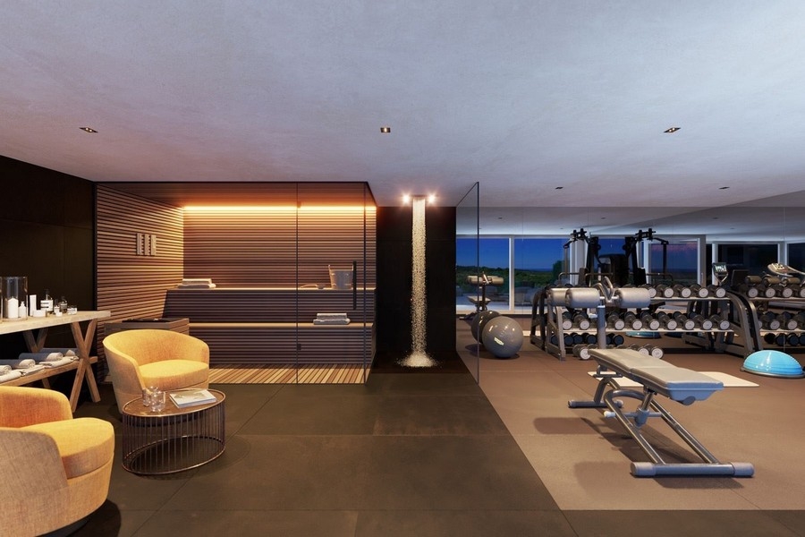 Wellness zóna so saunou a relaxačnou zónou