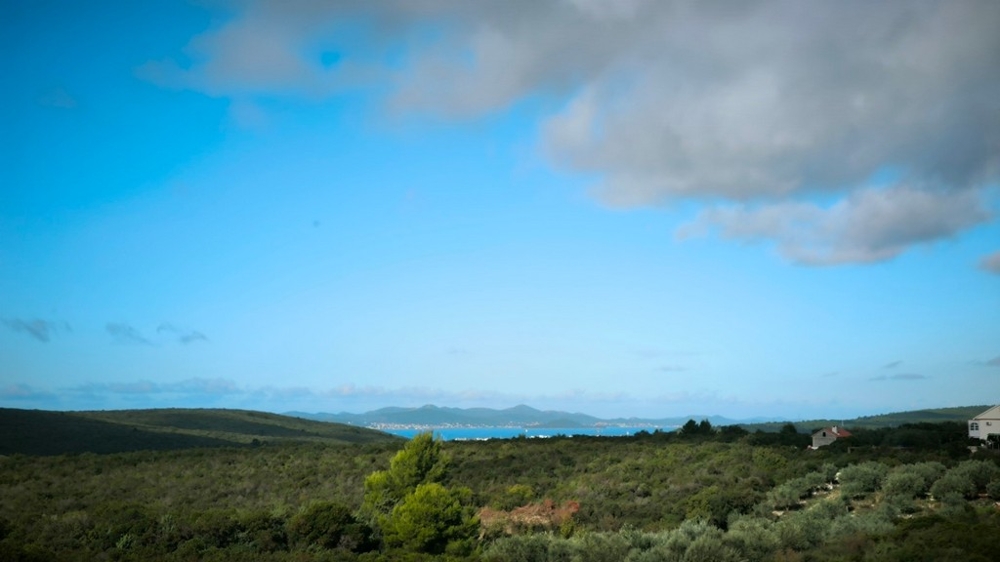 Výhľad na more z vily H3691,m na predaj neďaleko Zadaru.