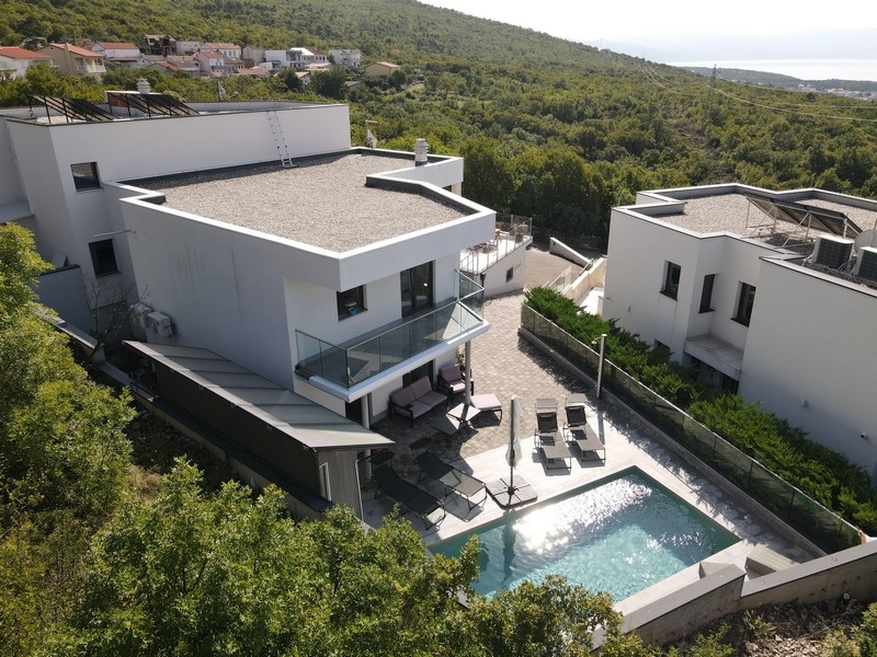 Moderná luxusná vila H3703 na predaj v Chorvátsku - Panorama Skauting.