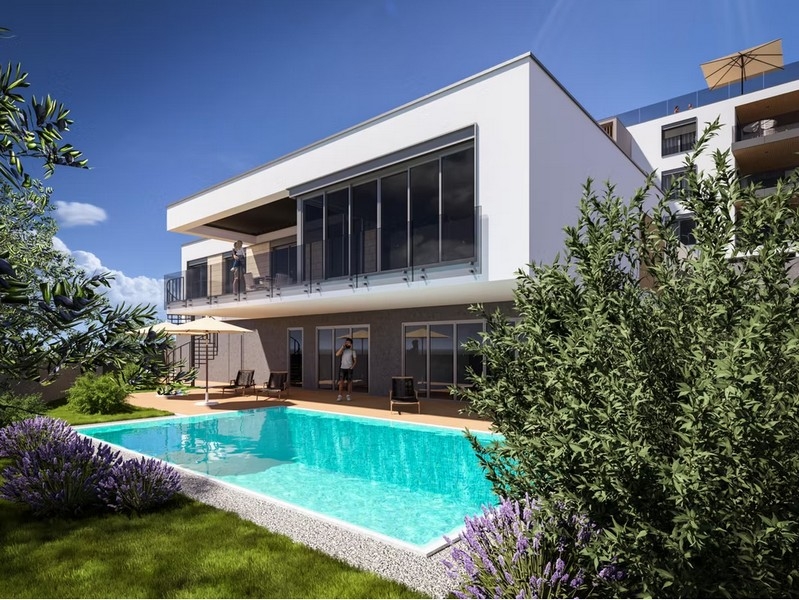 Moderná vila s bazénom na predaj v Chorvátsku - Panorama Skauting.