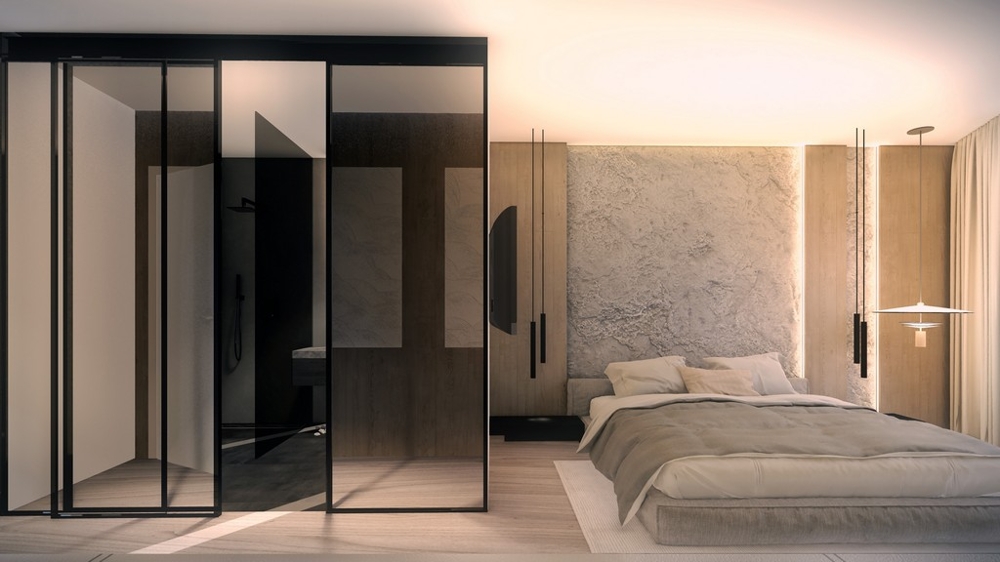 Spálňa so šatníkom.