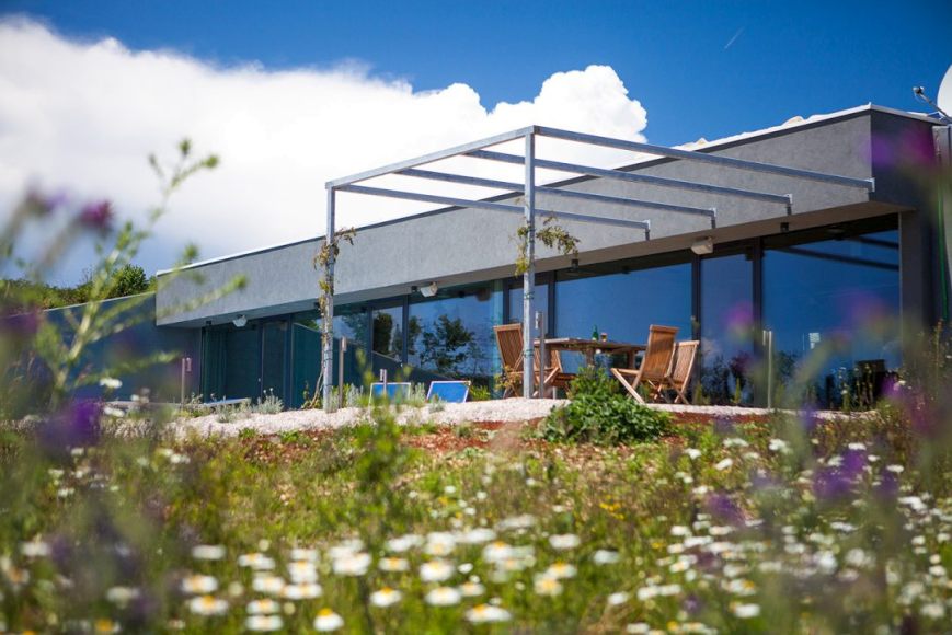 Moderná vila na predaj na ostrove Krk, Chorvátsko.