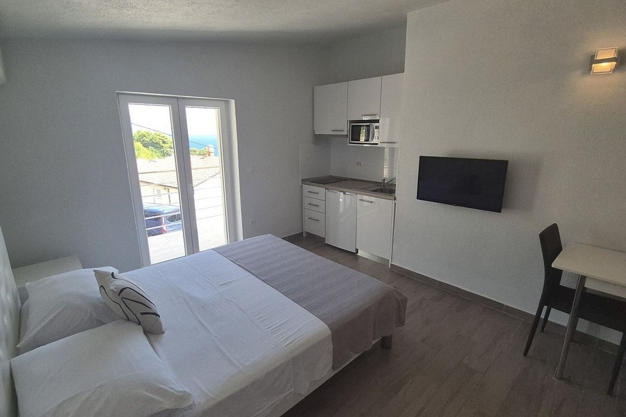 Štúdiový apartmán s výhľadom na more a balkónom