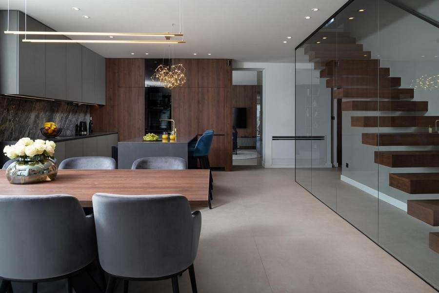 Kuchyňa s ostrovčekom na varenie a kvalitným vybavením v Chorvátsku