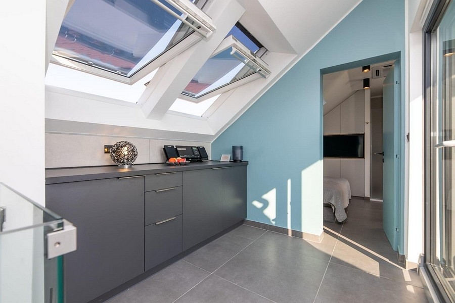 Vybavená kuchyňa bytovej jednotky