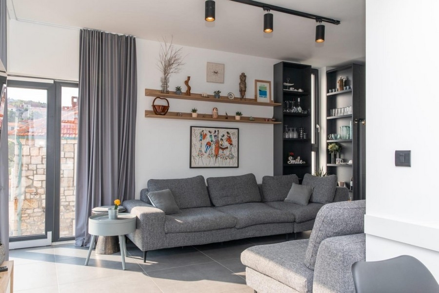 Obytná plocha bytu.