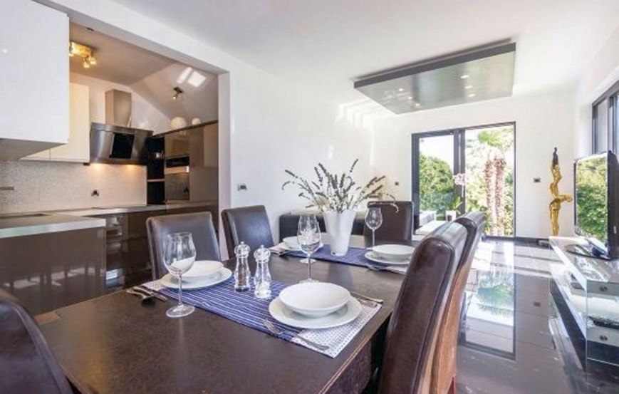 Špičková vila vlastnej triedy v Opatiji v Chorvátsku.