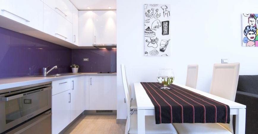 Zariadenie vily je veľmi elegantné a moderné.