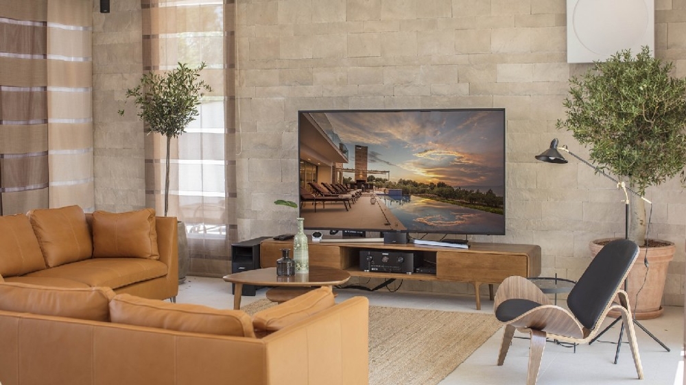 Jedna z piatich spální v luxusnej vile na ostrove Brač v Dalmácii.