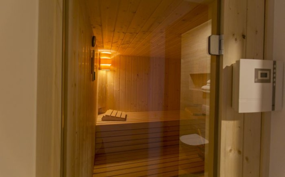 Sauna a wellness zóna.